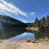 Palmer Lake Reservoir via La Deux Reservoirs Trail, Colorado - 2,825 ...