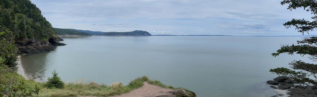 The wondrous views from Fundy National Park in Alma New Brunswick