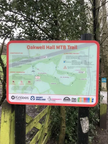 Oakwell hall mountain online bike trail