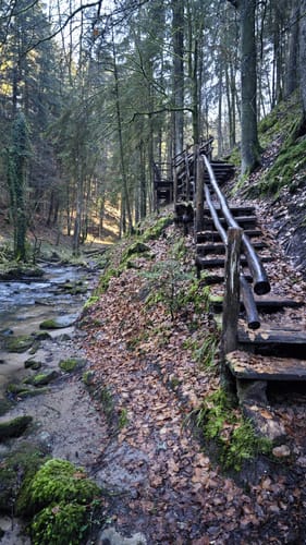 Von Laufenmühle über Althütte und Ebnisee