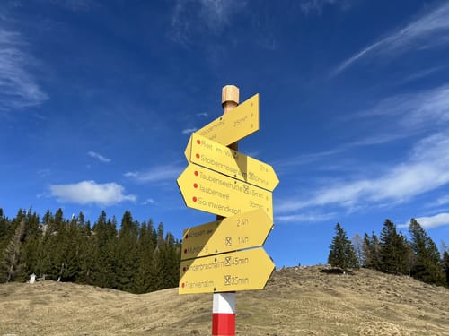 Rinderbrachalm - Stoibenmöseralm -Taubenseehütte