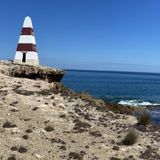 Beautiful coastal walk along Robe beach. We saw the old gaol ruins