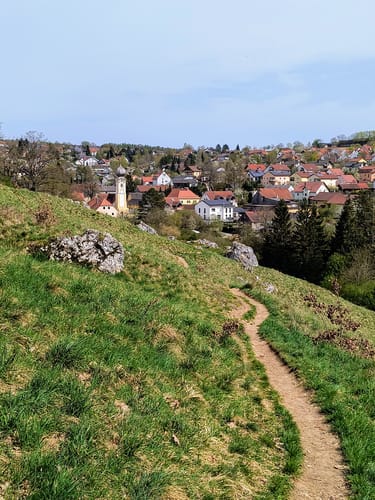 W 48 Undorf - Alpine Steige - Eilsbrunn (Blaues Rechteck)