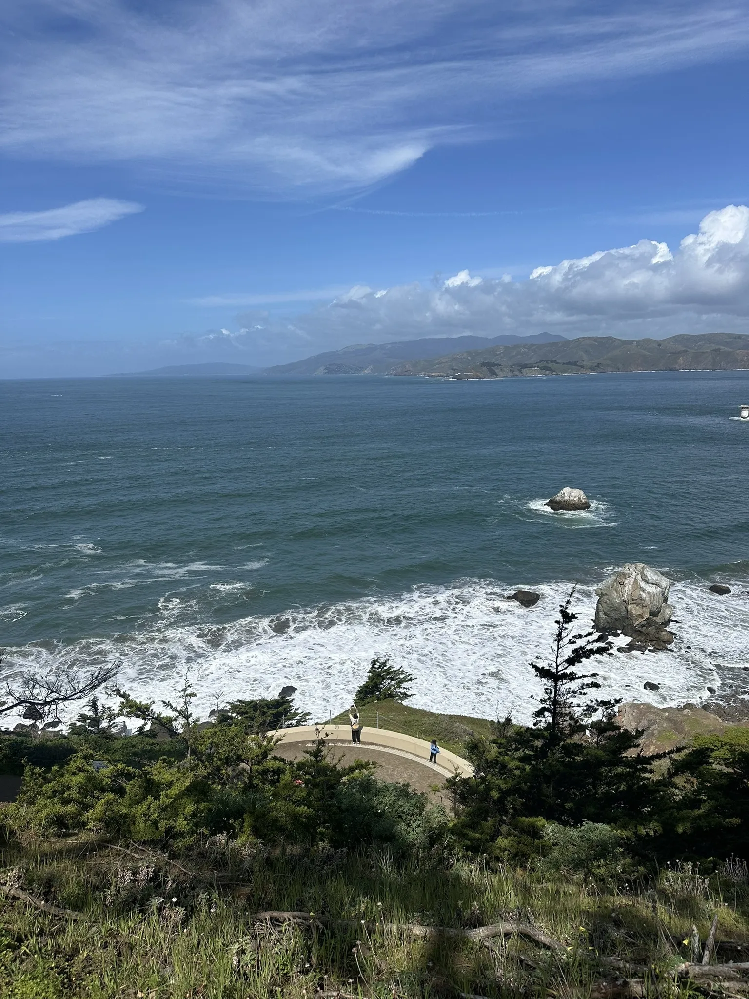 Photo of a trail from Audrey Hansen with title Lands End Trail