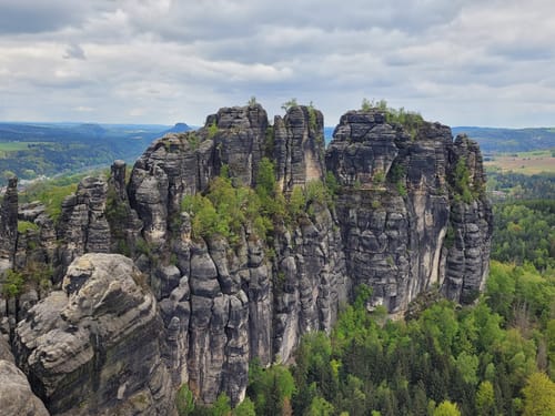 Falkenstein - Schrammsteingrat - Wilde Hölle - Carolafelsen