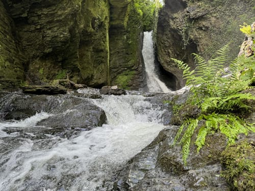 Zwischen den Wasserfällen bei Bernkastell-Kues