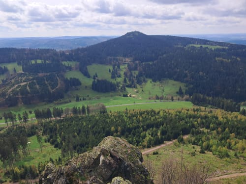 Von der Kaserne am Rennsteig zum Vorderen Mostfelsen