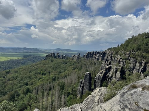 Falkenstein, Schrammsteine und Großer Winterberg