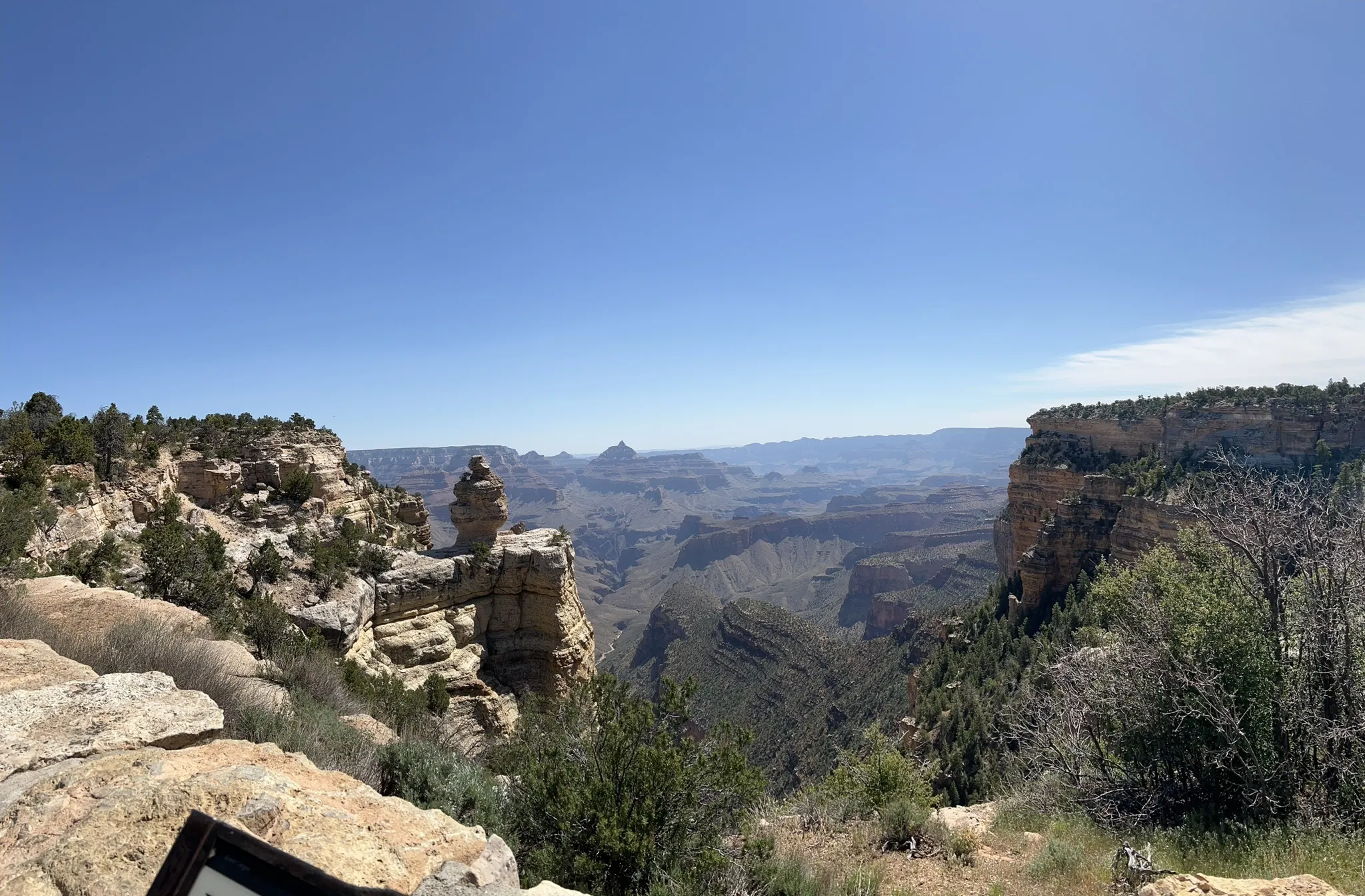 Zdjęcie szlaku od Austin Hafkin z tytułem South Kaibab Trail to Ooh Aah Point