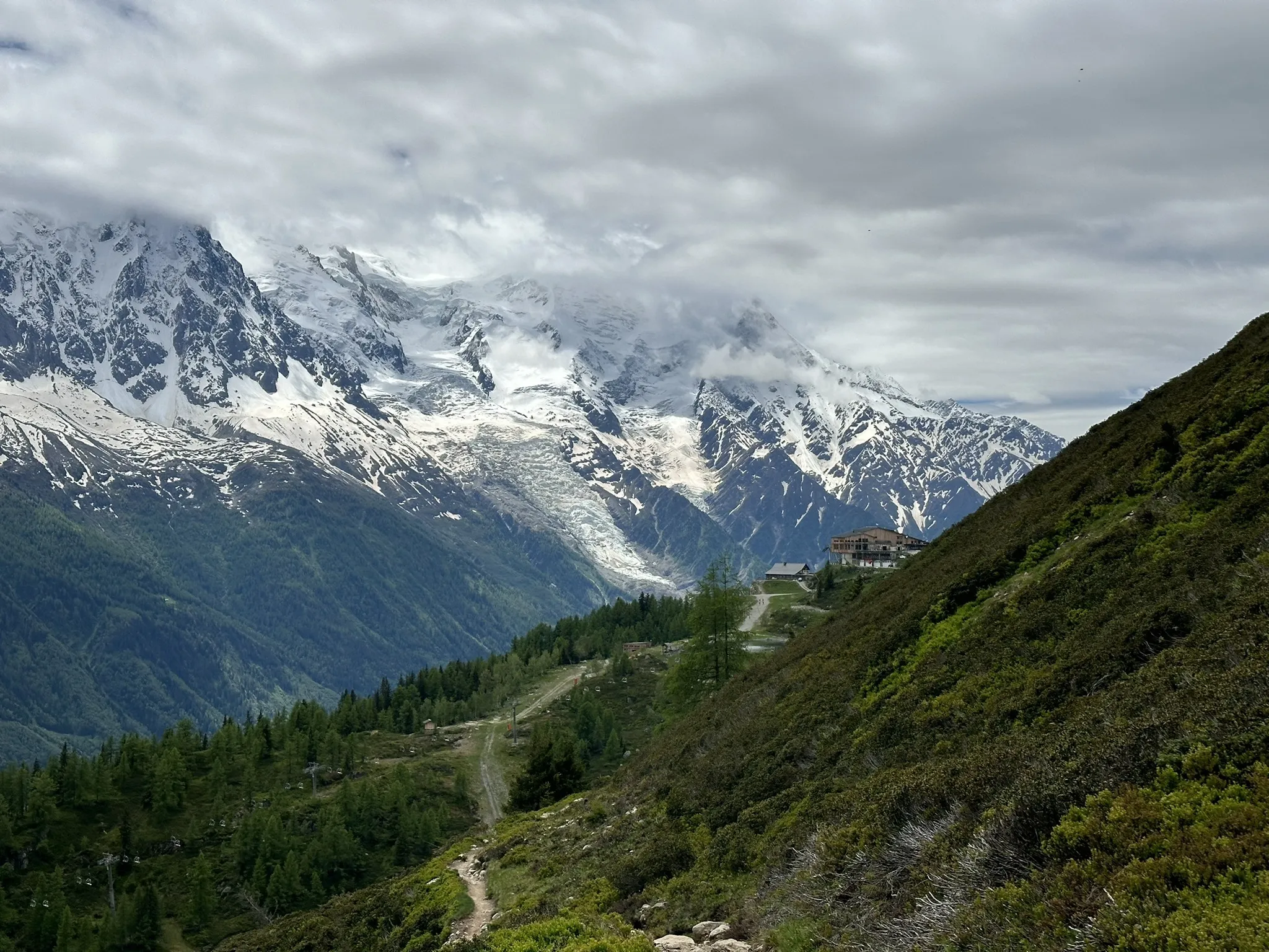 Photo of a trail from Zach Weber with title Lac Blanc via Grand Balcon Sud