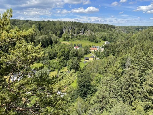 Bielatal Höhle und Felsen Tour