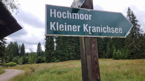 Johanngeorgenstadt: Hochmoor Kleiner Kranichsee