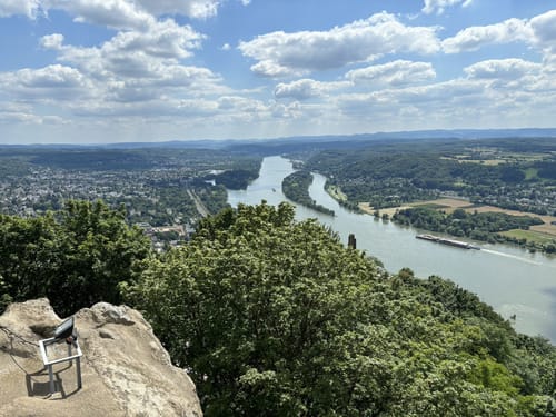 Königswinter - Drachenfels - Milchhäuschen -  Hirschburg
