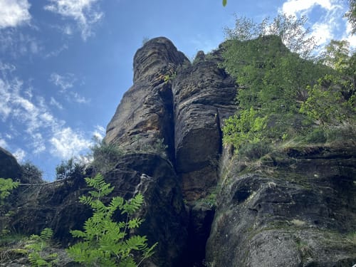 Auf den Pfaffenstein mit Nadelöhr und Opferkessel