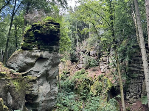 Teufelsschlucht und Keltenhöhle Rundweg