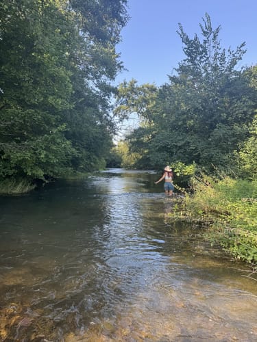 Kayaktour auf dem Mühlbach zum Dreibauerngrund