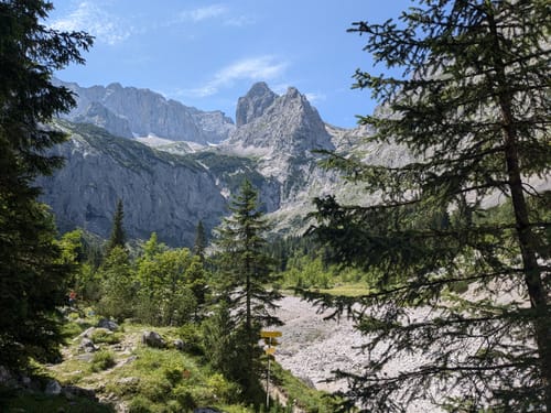 Höllentalklamm - Höllentalangerhütte - Stangensteig