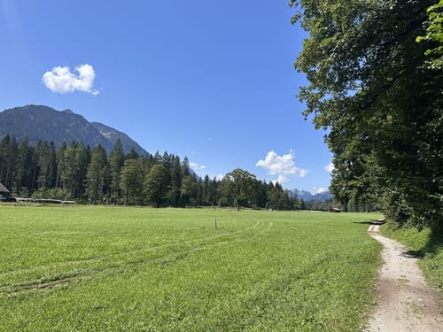 Rundweg ab Oberammergau entlang der Ammer