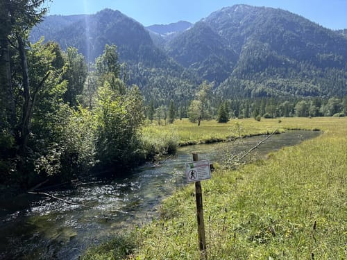 Rundweg ab Oberammergau entlang der Ammer