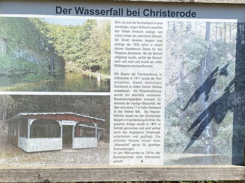 Wasserfall bei Christerode