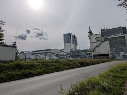 Um die Grube des Quarzwerk Frechen