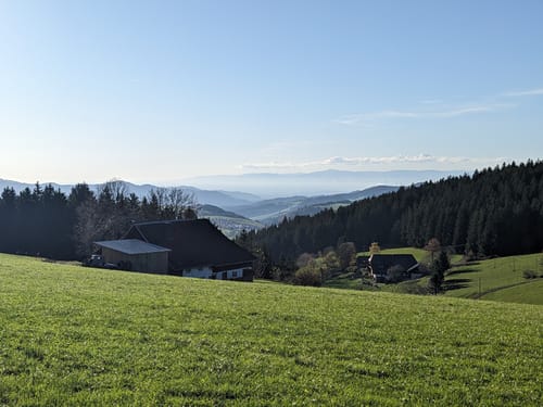 Sankt Märgen zu den Zweribach-Wasserfällen