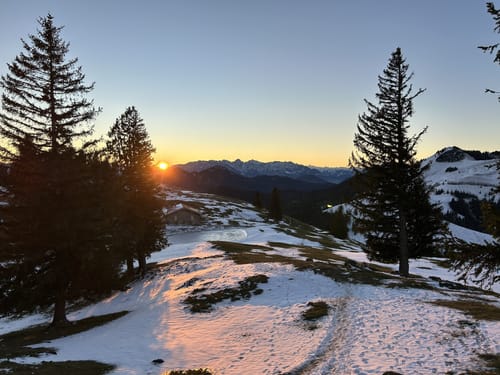 Auf die Farrenpoint