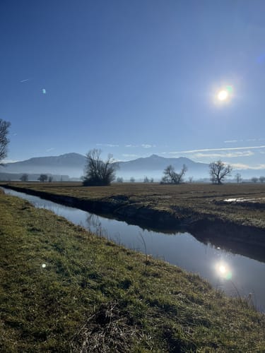 Moorweg und Hirschauer Bucht