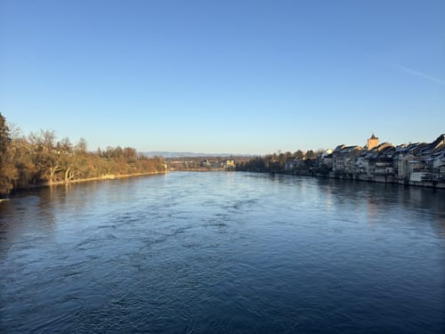 Rheinuferweg: Rheinfelden - Wasserkraftwerk