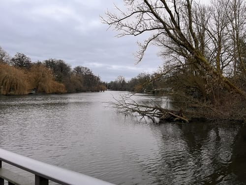 Kapuzinerweg Flugfeld Krefeld nach Kliedbruch