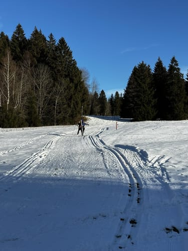 Loipe am Grüntensee