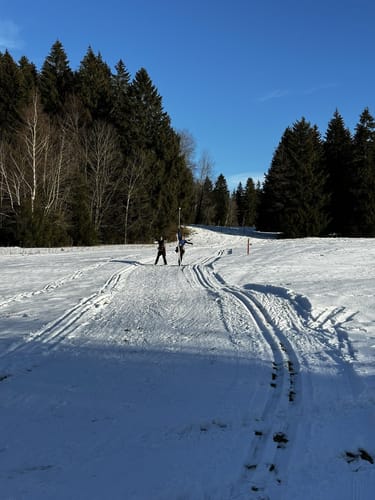 Loipe am Grüntensee