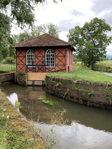 Bad Kissingen entlang der Fränkischen Saale
