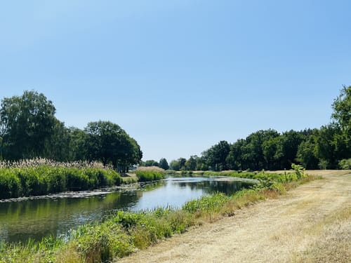 Entlang der Schwarzen Elster