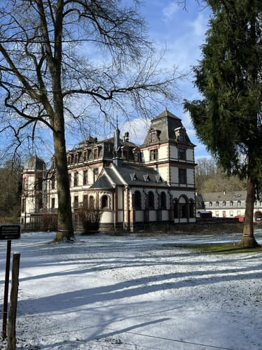 Durchs Wäldchen hinterm Schloss Ahrental