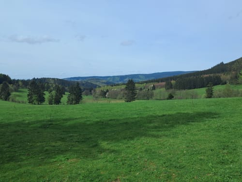 Von der Kaserne am Rennsteig zum Vorderen Mostfelsen