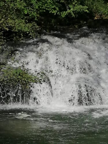 Zur Ruine Wartstein und dem Wasserfall Hohe Gießel
