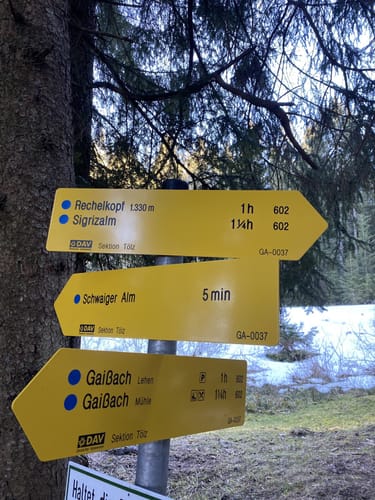 Gaißach - Schürfenkopf - Obergries