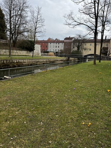 Amberg Stadtgraben und Vils Promenade