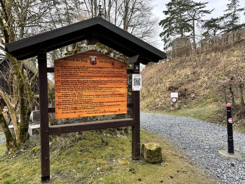 Mallau - Buchholz - Burgruine Hatzfeld