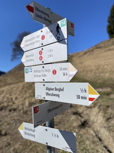 Sonthofen - Ofterschwanger Horn - Rangiswanger Horn