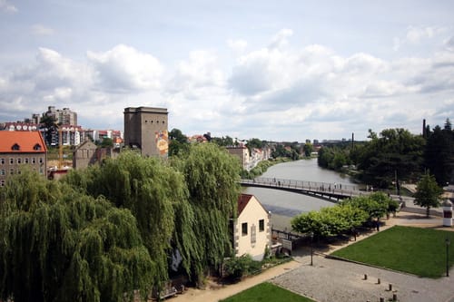 Entlang der historischen Stadtmauer Görlitz