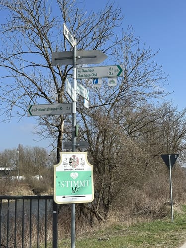 An der Amper von Dachau nach Herbertshausen