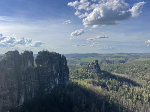 Schrammsteine und Hohe Liebe
