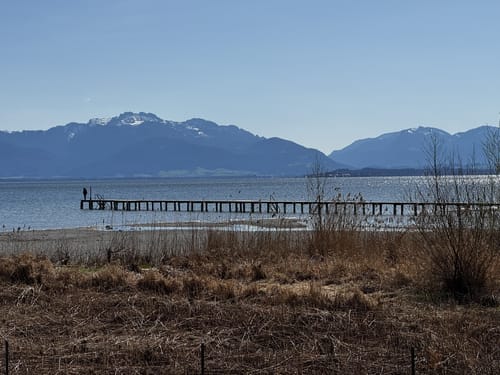 Seebruck: Strandbad - Dampfersteg
