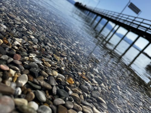 Seebruck: Strandbad - Dampfersteg