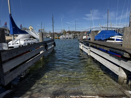 Seebruck: Strandbad - Dampfersteg