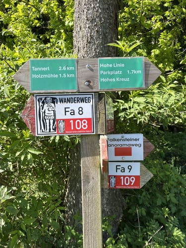 Tannerl-Kapelle und Jungfernhöhe ab Ölbergkapelle