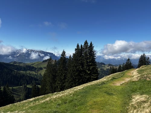 Sachrang nach Geigelstein über den Ackerwaldweg