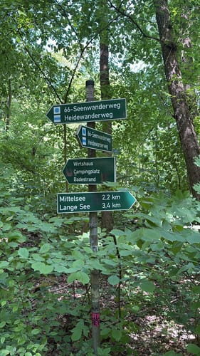 Langer Haussee - Mittelsee - Gamensee